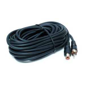 Rallonge mono RCA mâle à RCA femelle - 20 pieds