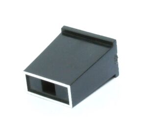 Bouton de contrôle en plastique noir