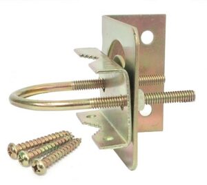 Fixation pivotante pour mât d'antenne 1 1/2"