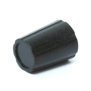 Bouton de contrôle en plastique noir