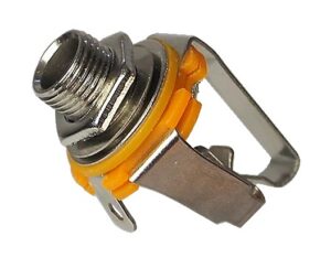 Réceptacle 1/4" (6.35 mm) femelle stéréo à souder
