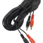 Câble audio RCA stéréo - 25 pieds