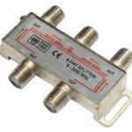 Diviseur de ligne coaxiale 5-2450Mhz (isolation élevée) à 4 voies. Vient avec 2 vis pour faciliter l'installation.