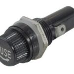 Support rond pour fusible AGC