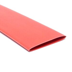 Gaine thermorétractable rouge - 1" (25 mm) - 1m
