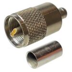 Connecteur PL-259 mâle à souder pour RG-6