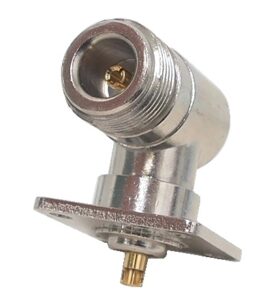 Connecteur type N châssis femelle 90 degrés