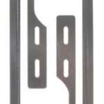 Supportl métalique pour plaque murale simple