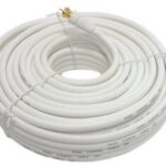 Câble coaxial RG-6 blanc - 75 pieds