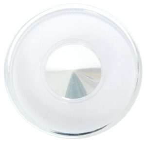 Bouton de contrôle en plastique transparent