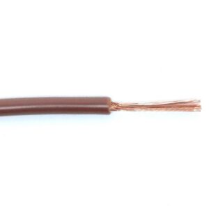 Fil 1 conducteur 16 AWG multibrins brun