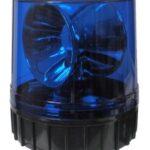 Gyrophare rotatif aimanté 12 VDC 6-3/4'' Bleu