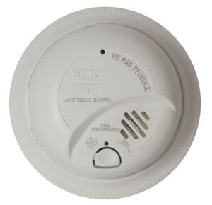 Avertisseur de fumée AC et pile de secours 9120BA
