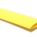 Gaine thermorétractable jaune - 3/8" (10 mm)