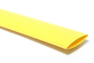 Gaine thermorétractable jaune - 3/8" (10 mm)