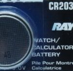 Batterie bouton CR2032 au lithium