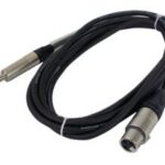 Câble Digiflex 1/4" mâle stéréo à XLR fem. - 10'
