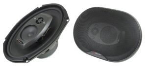 2 haut-parleurs coaxial 3 voies de 6x9" Nakamichi