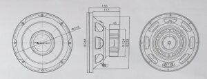 Subwoofer Nakamichi SP-W25S 4 ohms de 10" – Image 4