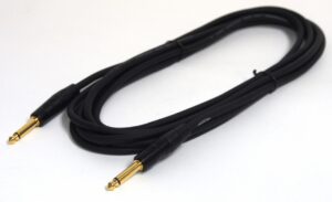 Câble audio fiches 6.3 mm mâle à mâle mono - 15'