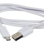 CÂBLE USB À MICRO USB BLANC - 1m