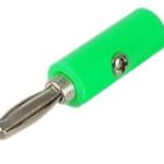 CONNECTEUR MÂLE DE TYPE BANANE VERT