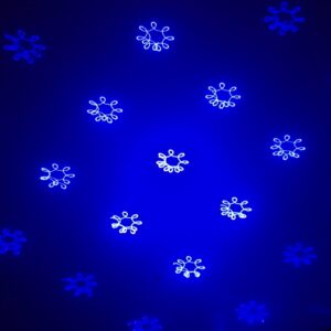 Laser de couleur rouge et bleu avec motifs passant du bleu au rouge et couleurs mixtes – Image 5