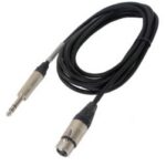 Câble Digiflex 1/4" mâle stéréo à XLR femelle -15'