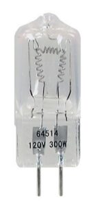 Ampoule halogène de remplacement 120V, 300 Watts