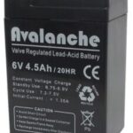 Batterie rechargeable 6 Volts 4.5Ah