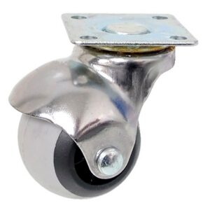 Roulette pivotante diamètre 1.5''