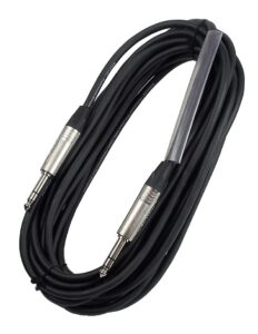 Câble Digiflex 1/4" à 1/4" mâle stéréo - 25'