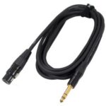 CÂBLE DIGIFLEX XLR FEMELLE À TRS 1/4"  10 PIEDS