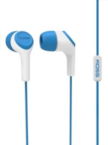ÉCOUTEUR KOSS KEB15i BLEU AVEC MICROPHONE