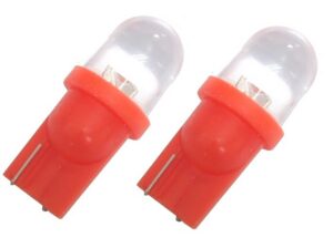 Lumière au del rouge 12v 2mcx