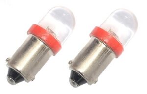 LUMIÈRE AU DEL ROUGE 12V T8.5