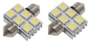 LUMIÈRE AU DEL BLANC FROID T11X31mm SV8.5