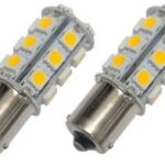 LUMIÈRE AU DEL POUR AUTO BLANC 12 V  BA15S 1156