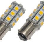 Lumière au del blanc 2 intensité 12v  2mcx