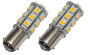 Lumière au del blanc 2 intensité 12v  2mcx