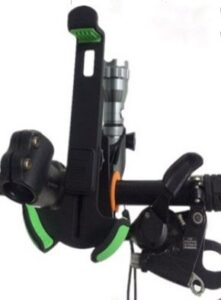 Support universel pour GPS, cellulaire et lampe de poche s’aggripant à une poignée de vélo. – Image 2