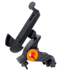 Support universel pour GPS, cellulaire et lampe de poche s’aggripant à une poignée de vélo. – Image 3