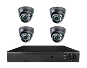 Enregistreur NVR avec 4 caméras IP POE 720P 1.0 MP