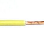 Fil 1 conducteur 14 AWG multibrins jaune