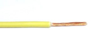 Fil 1 conducteur 14 AWG multibrins jaune