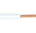 Fil 1 conducteur 14 AWG monobrin blanc
