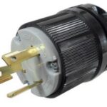 CONNECTEUR MÂLE TWIST LOCK 250 VAC / 30A L6-30