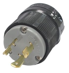 CONNECTEUR MÂLE TWIST LOCK 125 VAC / 20A L5-20 – Image 3