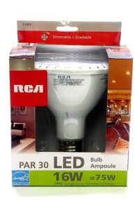 AMPOULE AU DEL 16 WATTS = 75W GRADABLE PAR 30