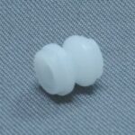 Poulie en plastique blanc 5.5  X 5.8  X1.9 mm